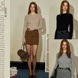Crew Neck Merino Wool Sweater
