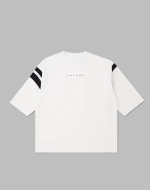 CRONOS LINE OVERSIZE T-SHIRTS【WHITE】