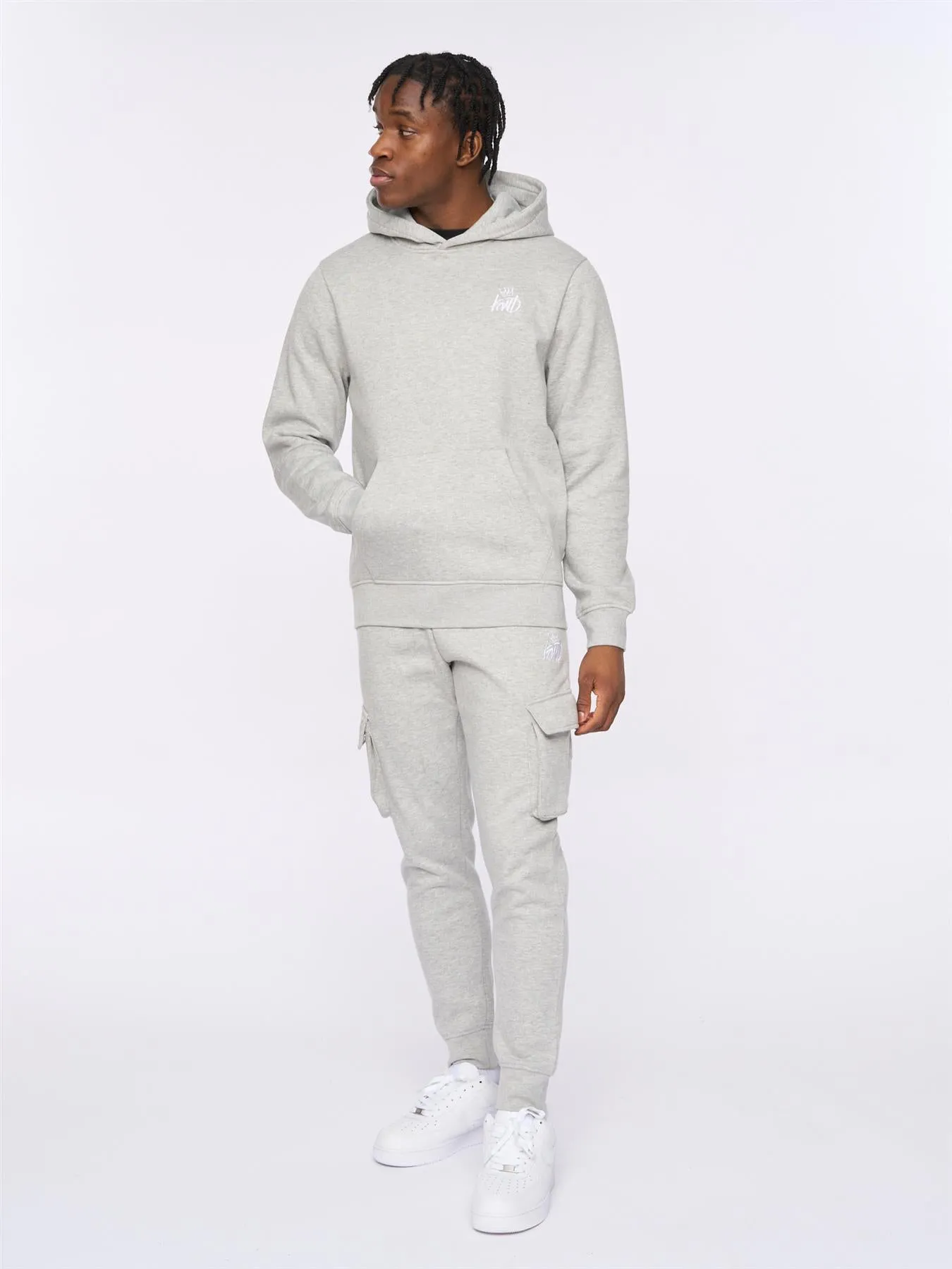 Crosby 2.0 Cargo Joggers Grey Marl