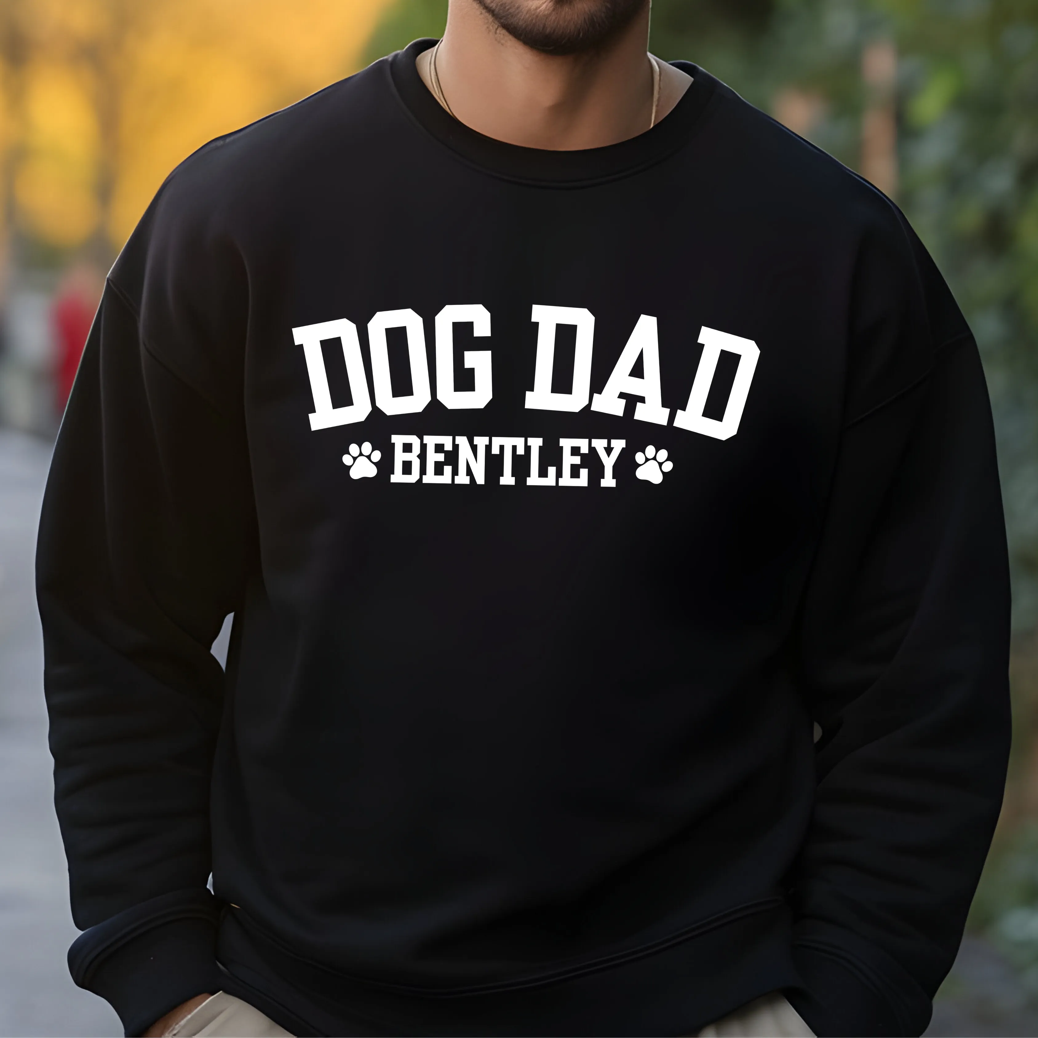 Custom Dog Dad sweatshirt