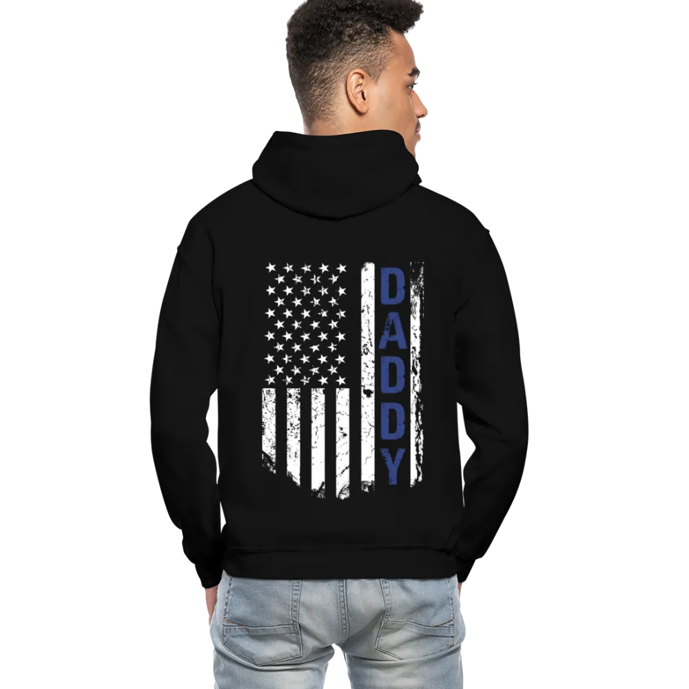 Daddy American Flag Gildan Heavy Blend Adult Hoodie (CK1453)