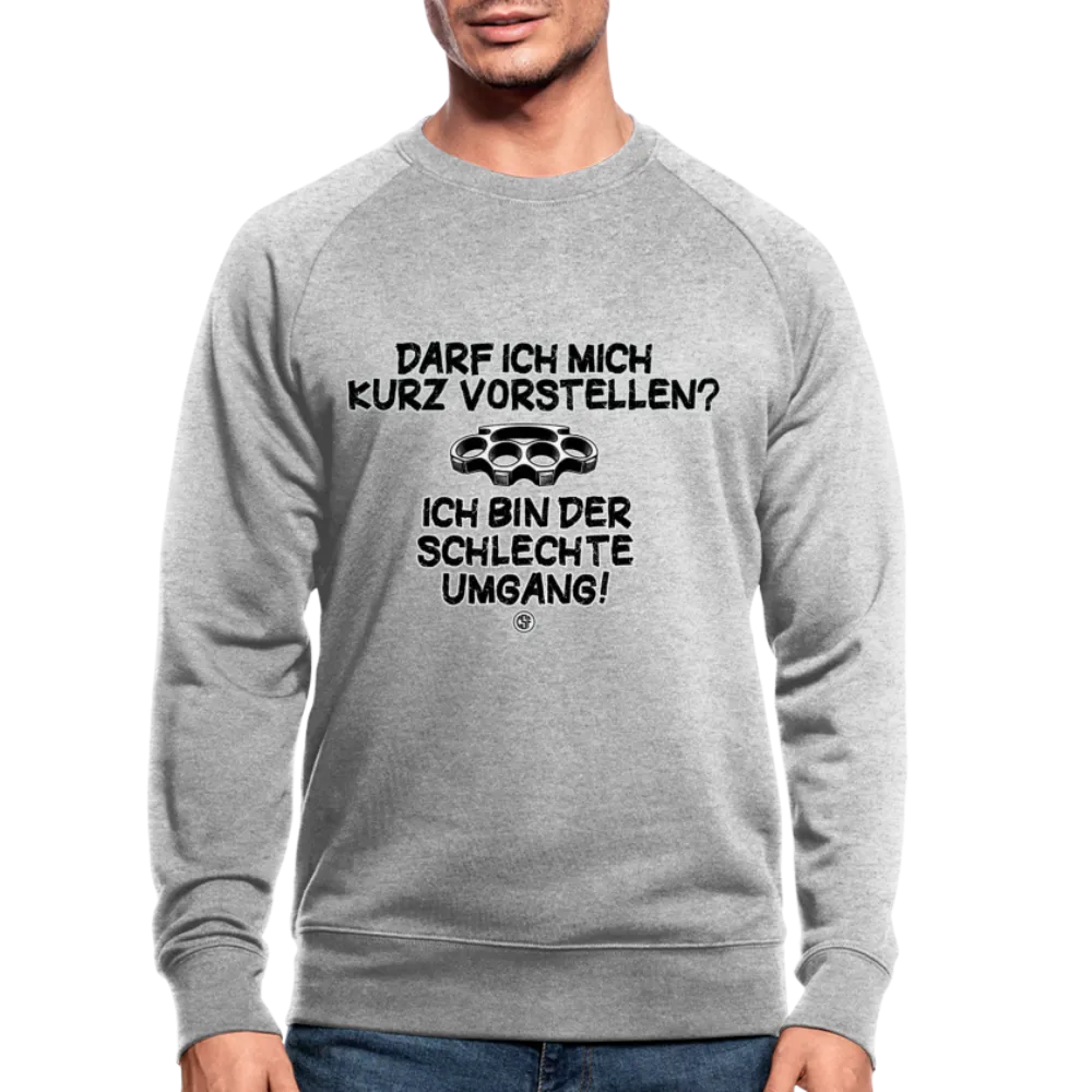 Darf ich mich kurz vorstellen... - Männer Bio-Sweatshirt von Stanley & Stella