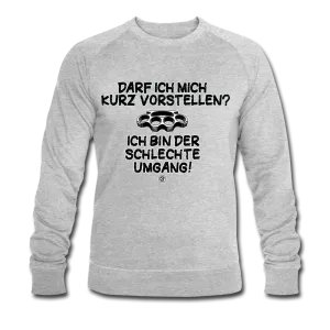 Darf ich mich kurz vorstellen... - Männer Bio-Sweatshirt von Stanley & Stella