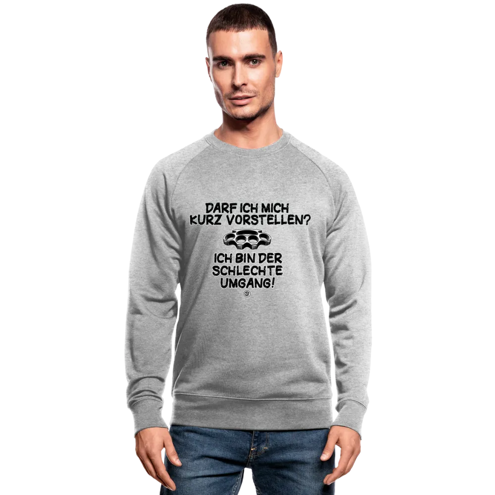 Darf ich mich kurz vorstellen... - Männer Bio-Sweatshirt von Stanley & Stella