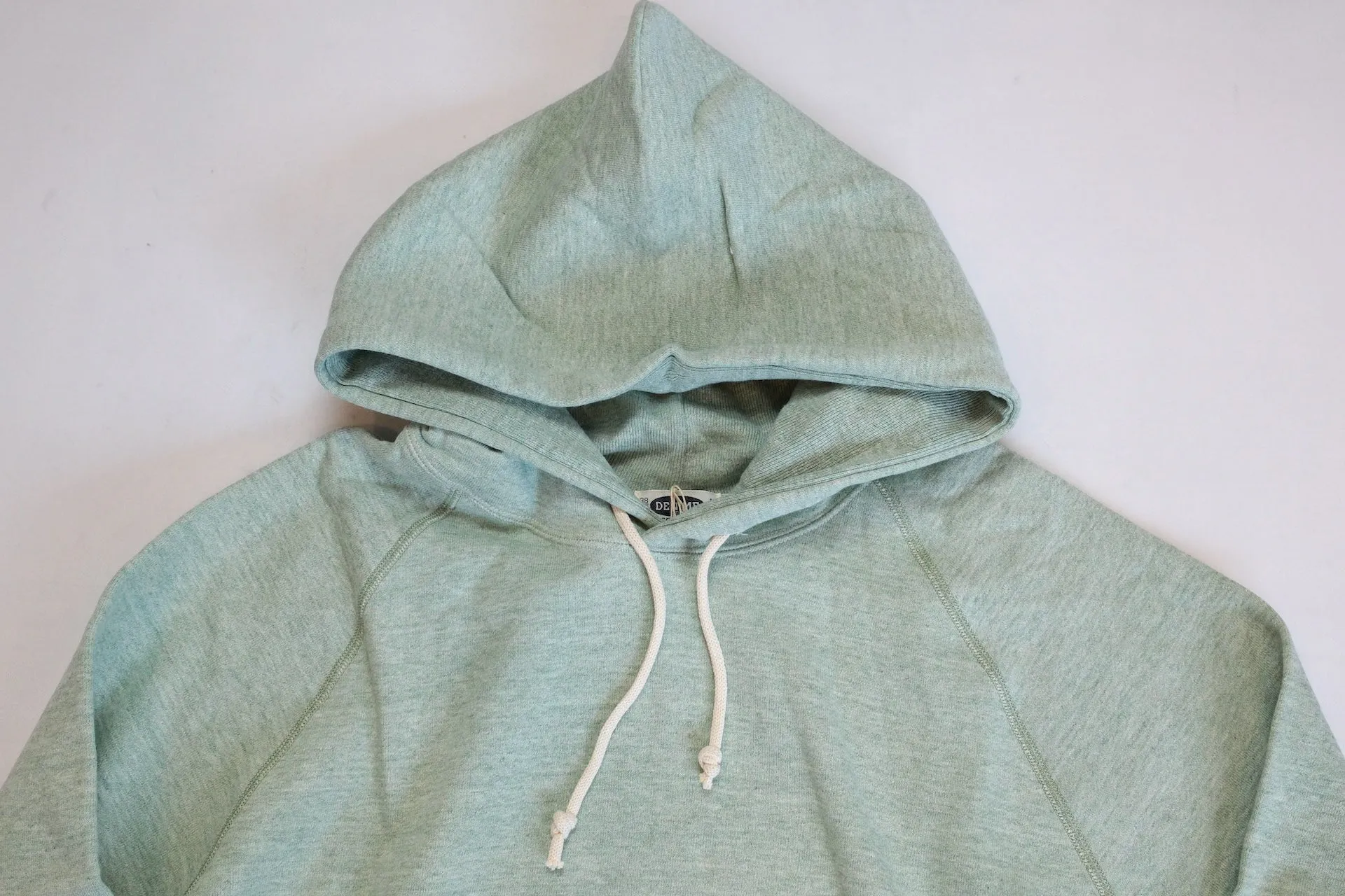 Denime X Warehouse Co. Lot.270 10oz Loopwheeled Pullover (Heather Green)