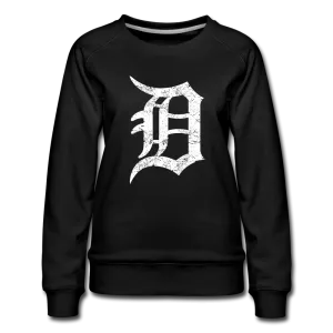 Detroit Motor City The D Letter Women's Premium Sweatshirt