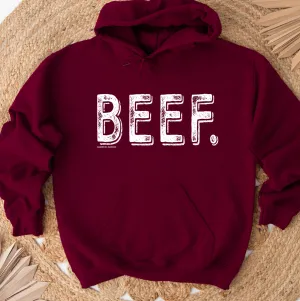 Distressed Beef Hoodie (S-3XL) Unisex - Multiple Colors!