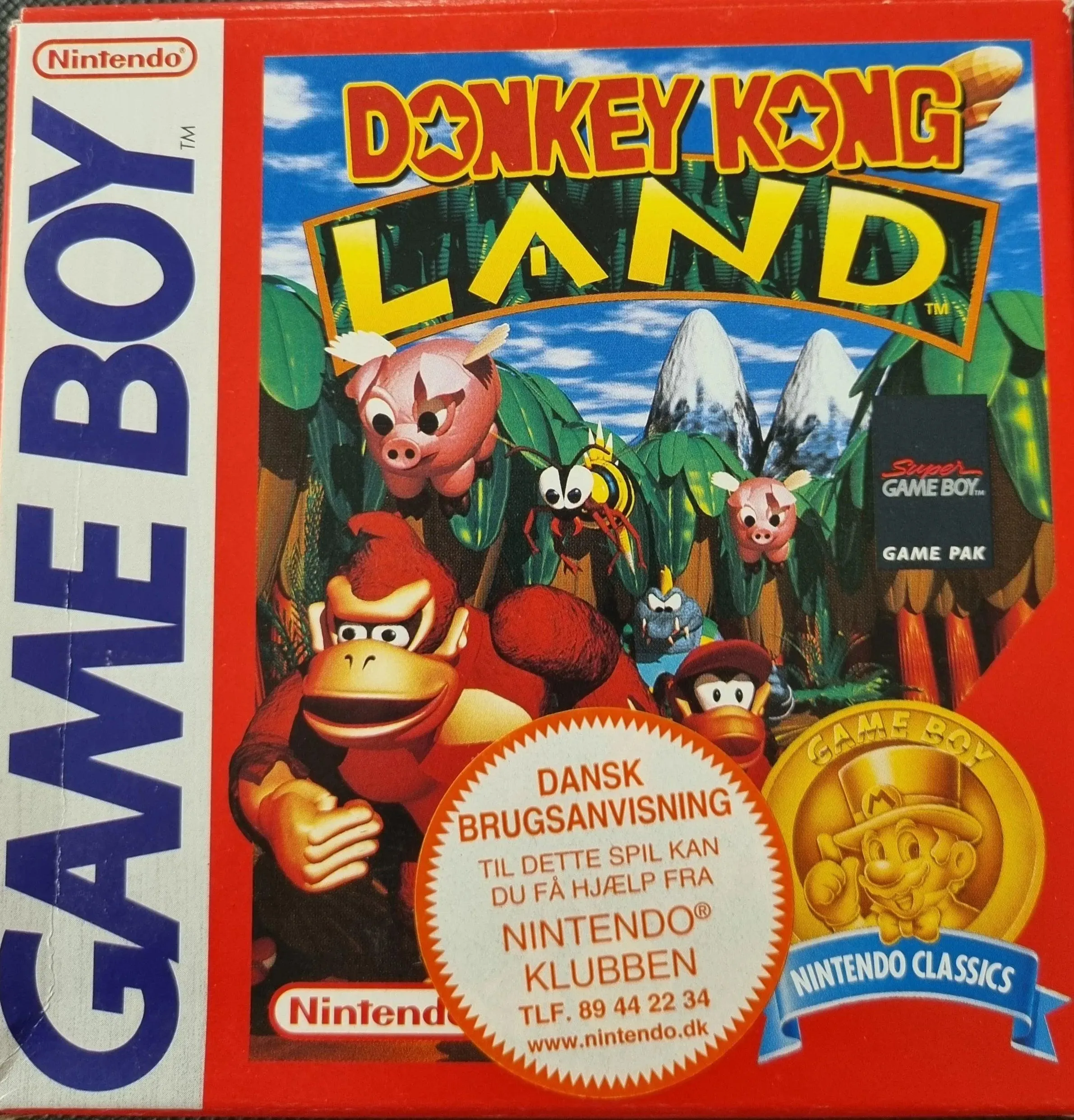 Donkey Kong Land i æske(Nintendo Classics)