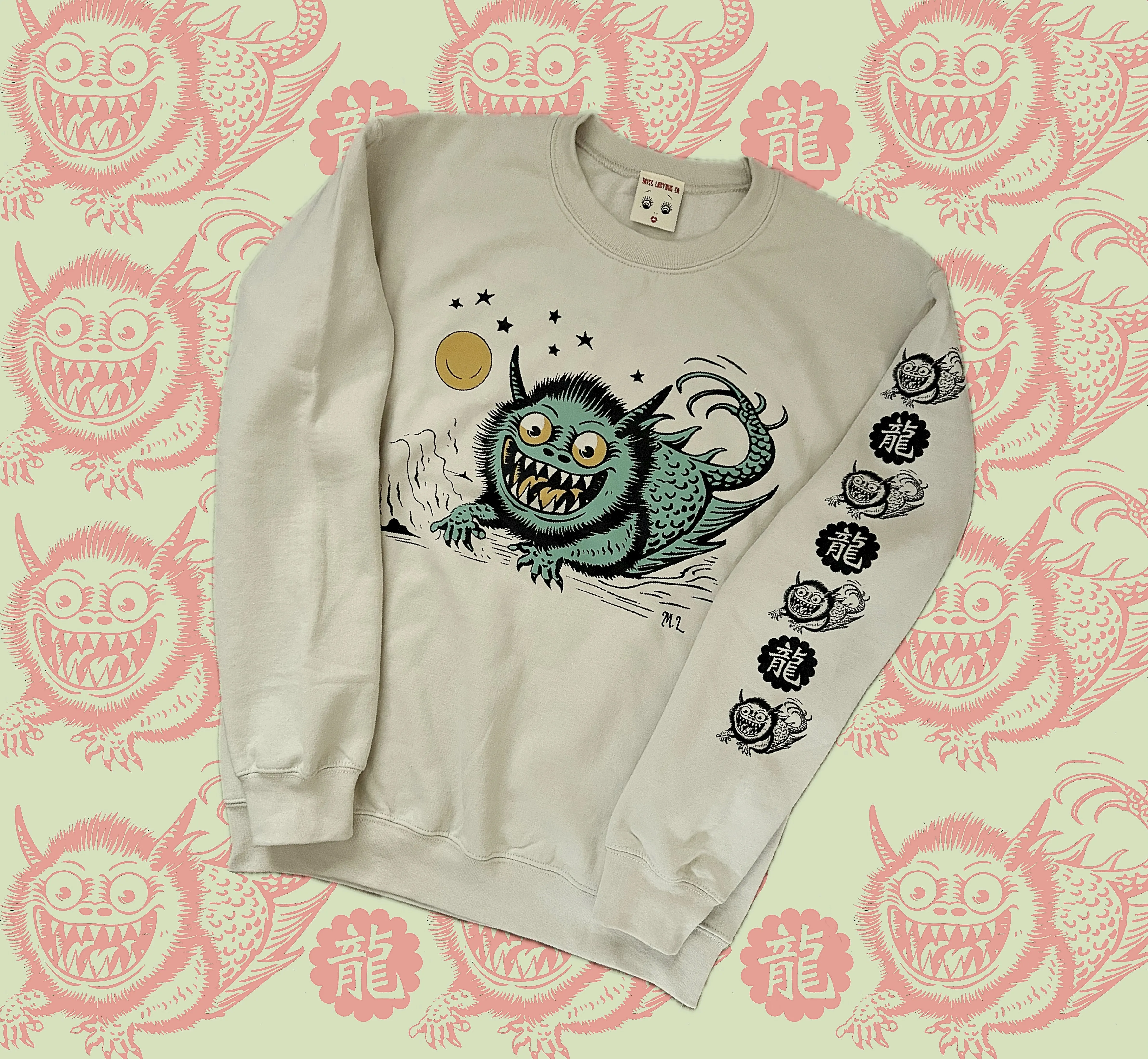 DRAGON SWEATSHIRTS *SAND