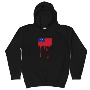 Drip Samoa - Flag Horizontal *KIDS HOODIE*