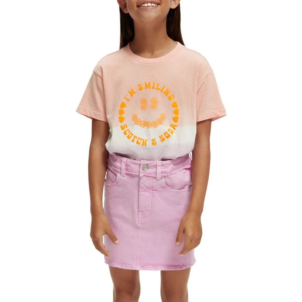 Dropped-Shoulder Dip-Dye Tee