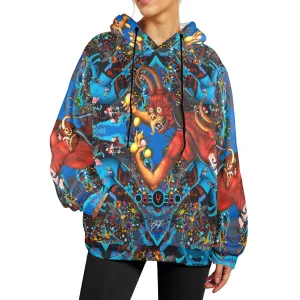Drowning Djinni Women's Flannel Hoodie