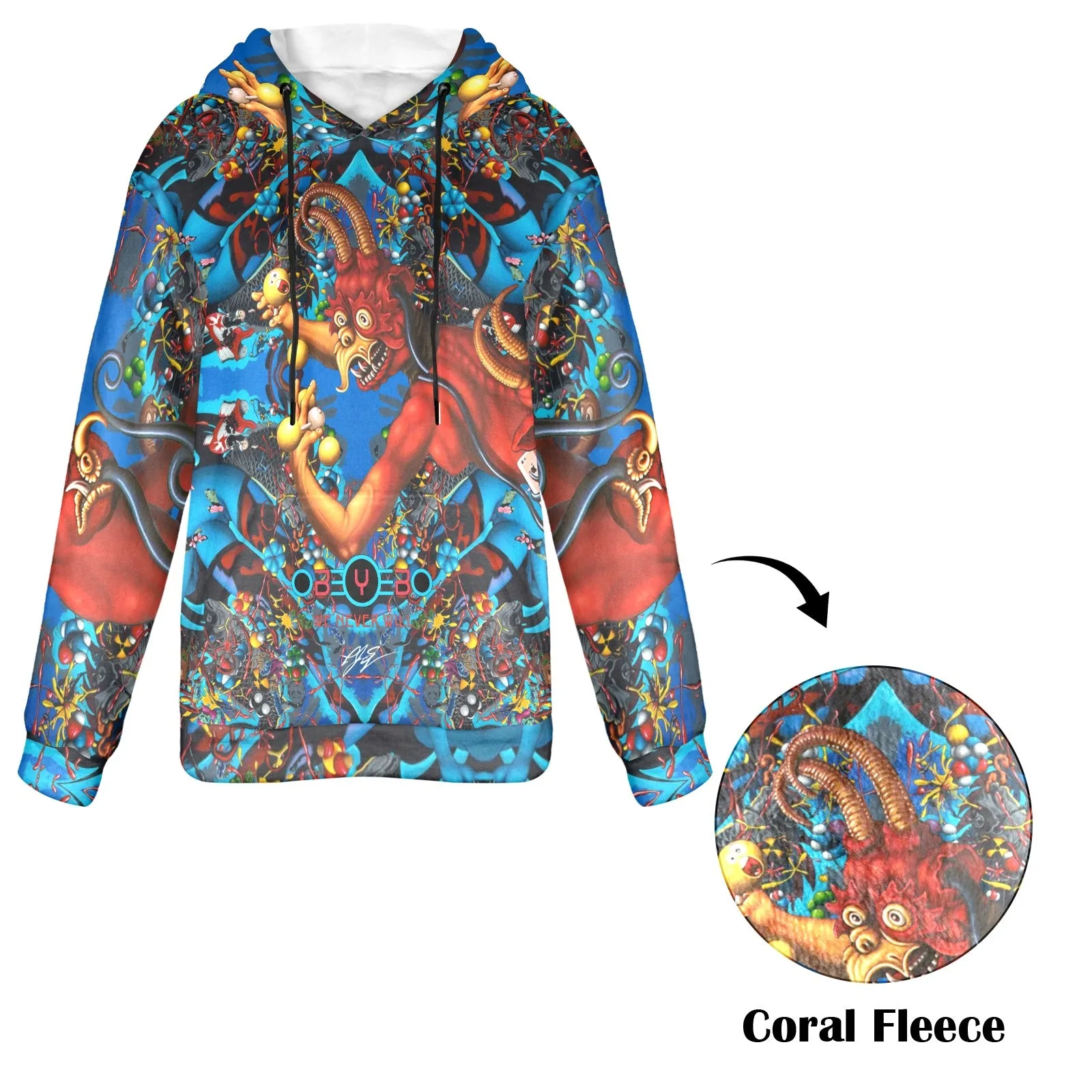 Drowning Djinni Women's Flannel Hoodie