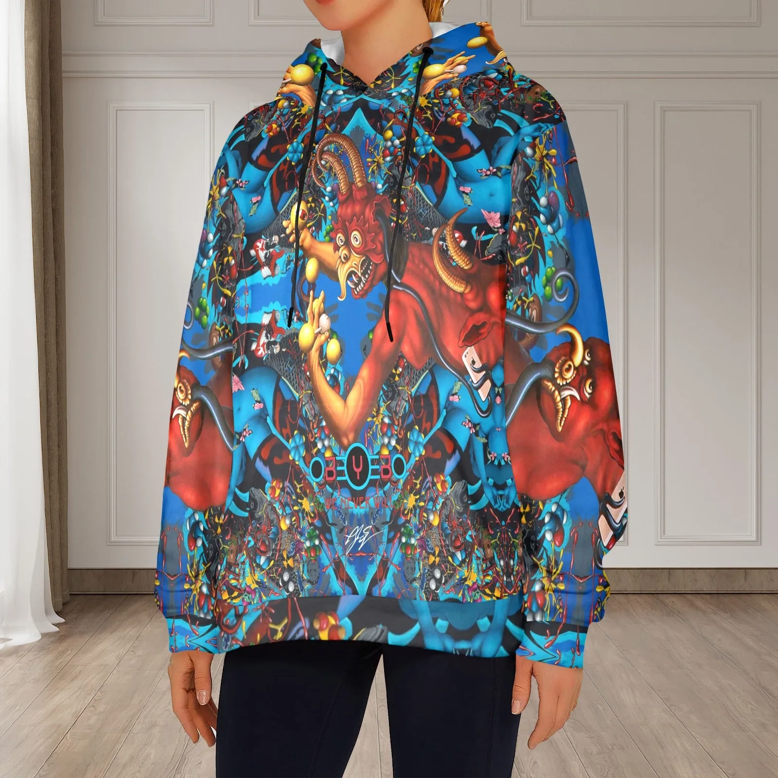 Drowning Djinni Women's Flannel Hoodie
