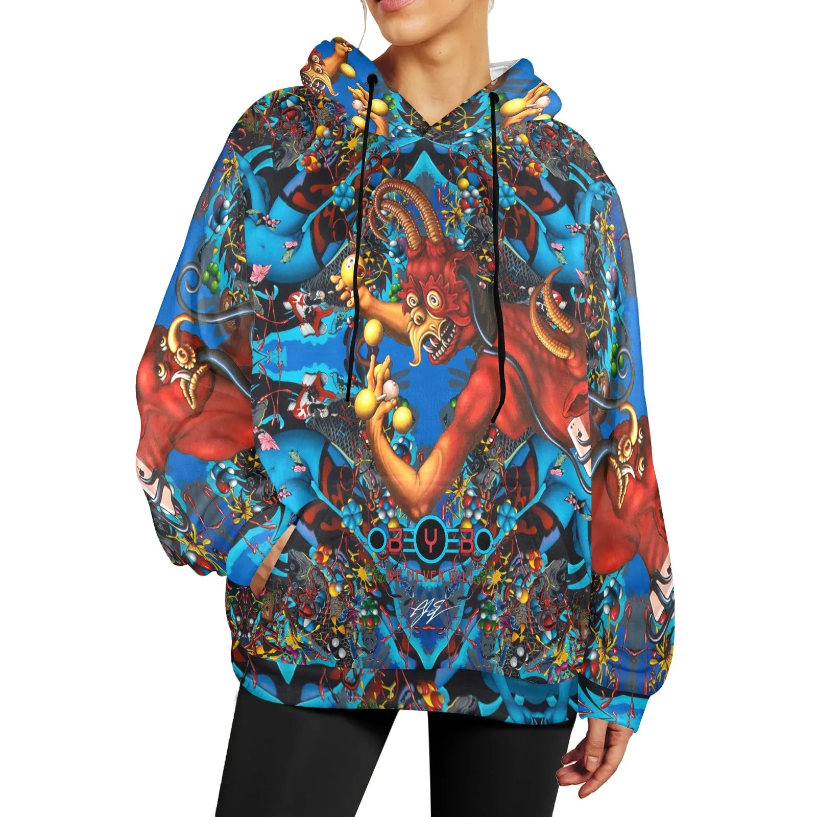Drowning Djinni Women's Flannel Hoodie