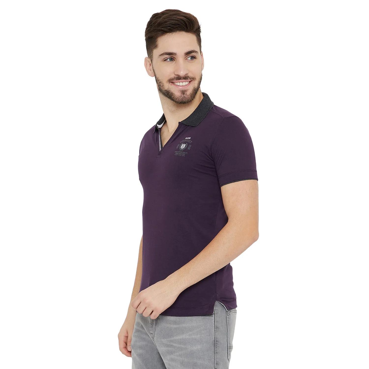 Duke Stardust Men Polo Neck T-Shirt(CT105)