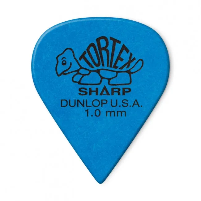 Dunlop Tortex Sharp -plektrat 1.00mm, 72kpl