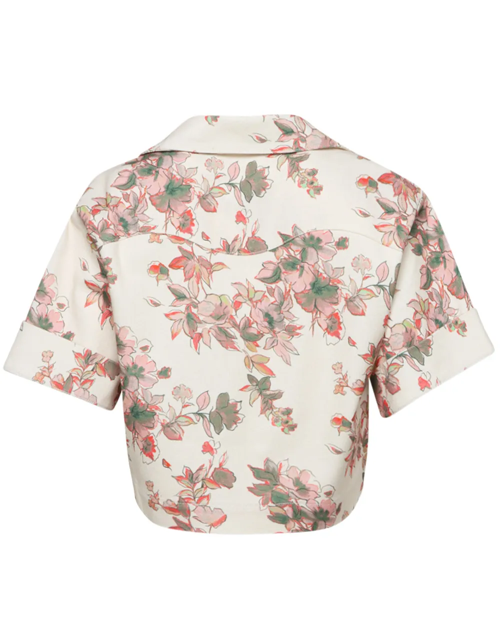 Egret Floral Ellison Top