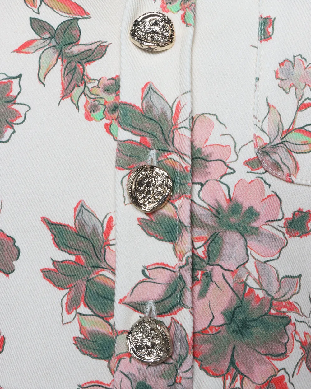 Egret Floral Ellison Top