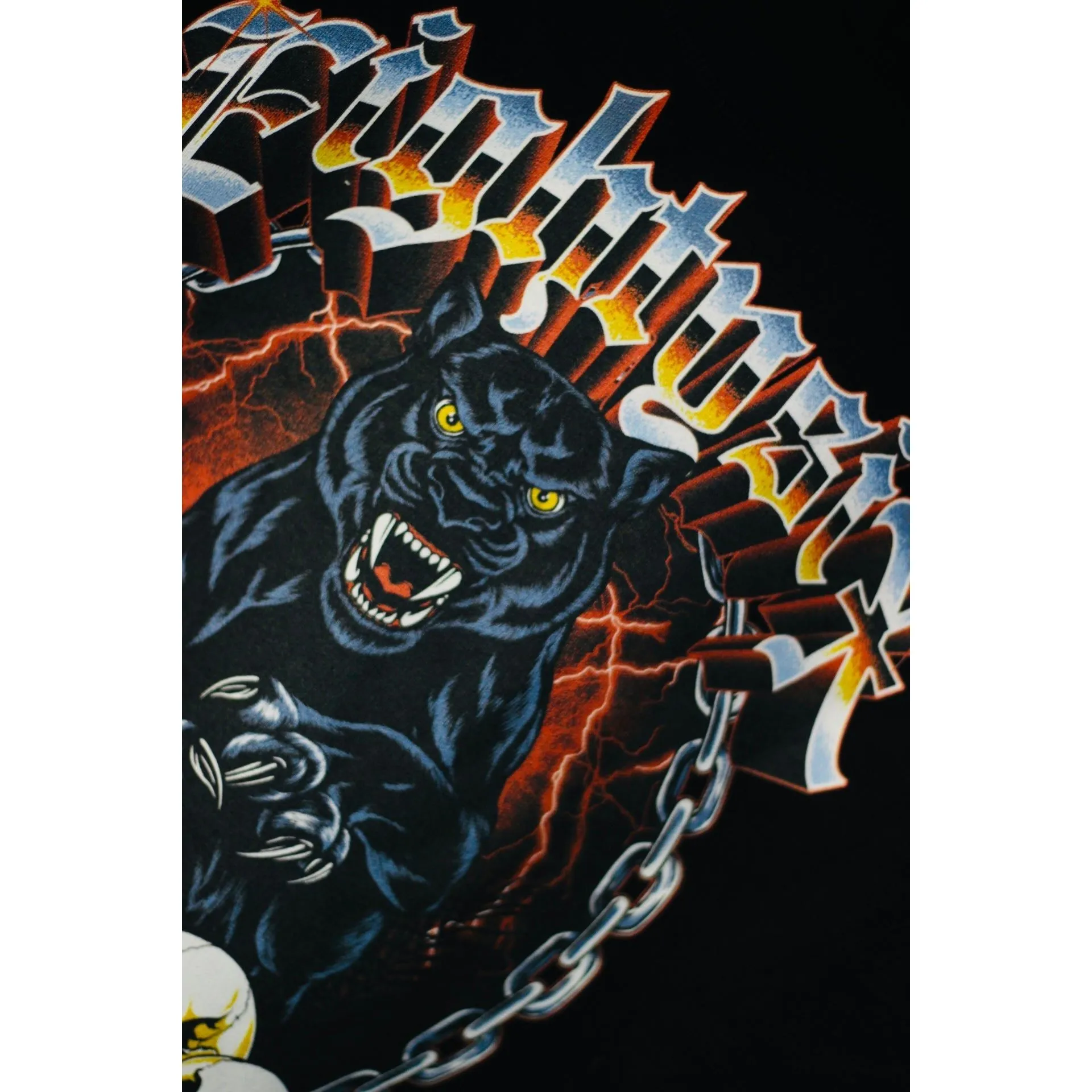 EIGHTY6 PANTHER SKULL HOOD - BLACK