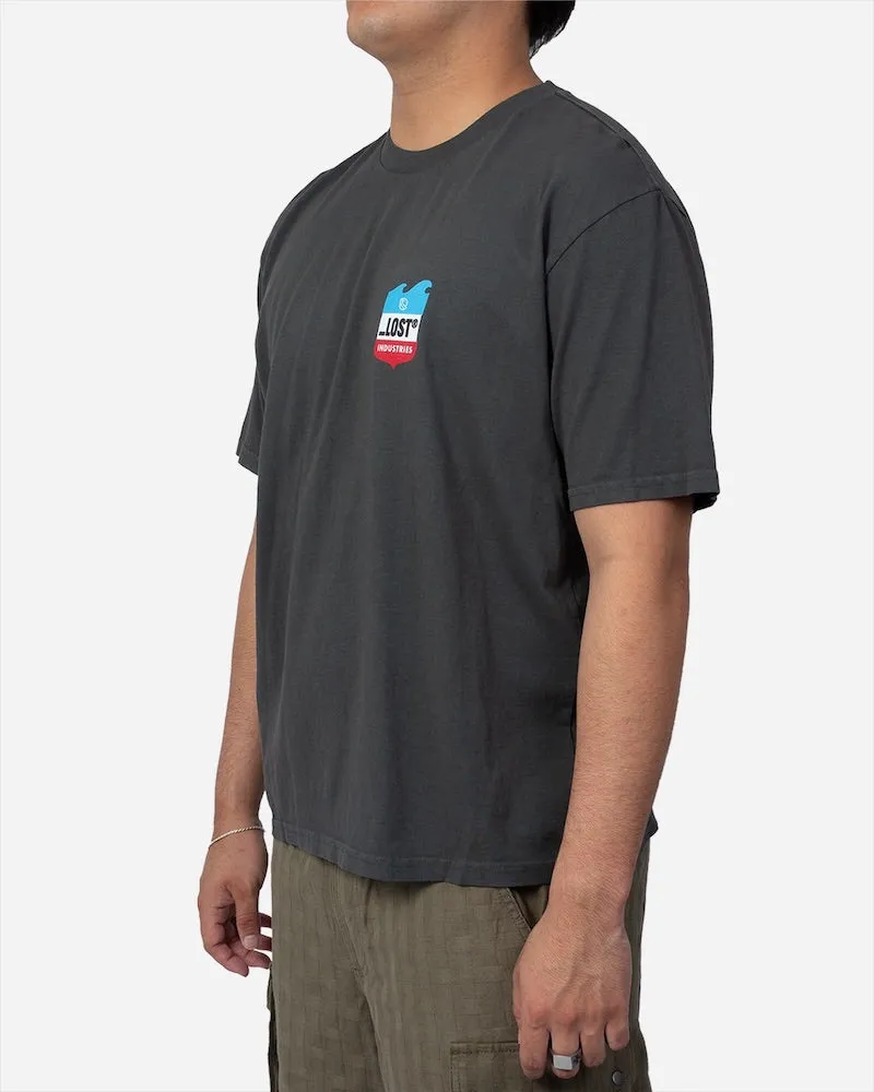 Emblem Boxy Tee Vintage Black