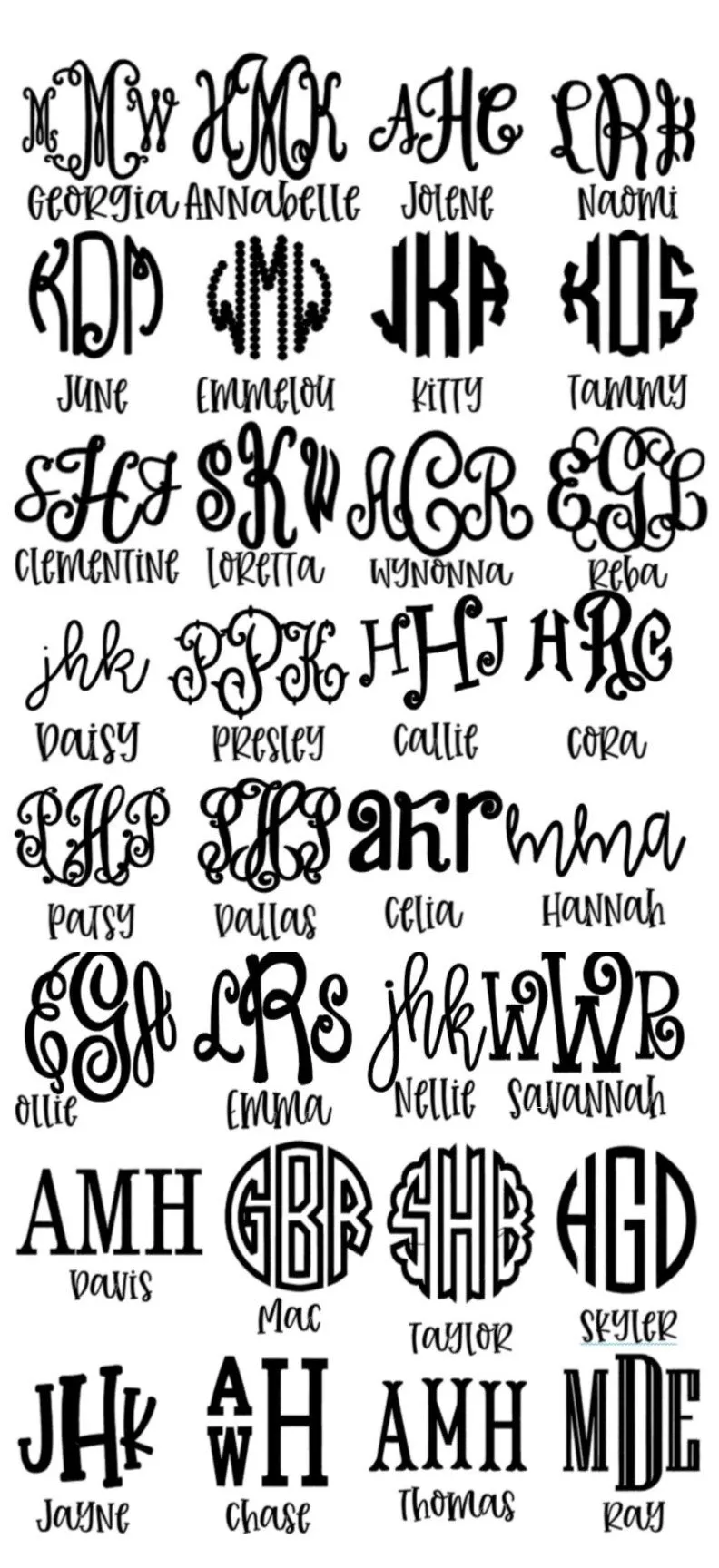 Embroidered Monogram Bella Canvas Tee