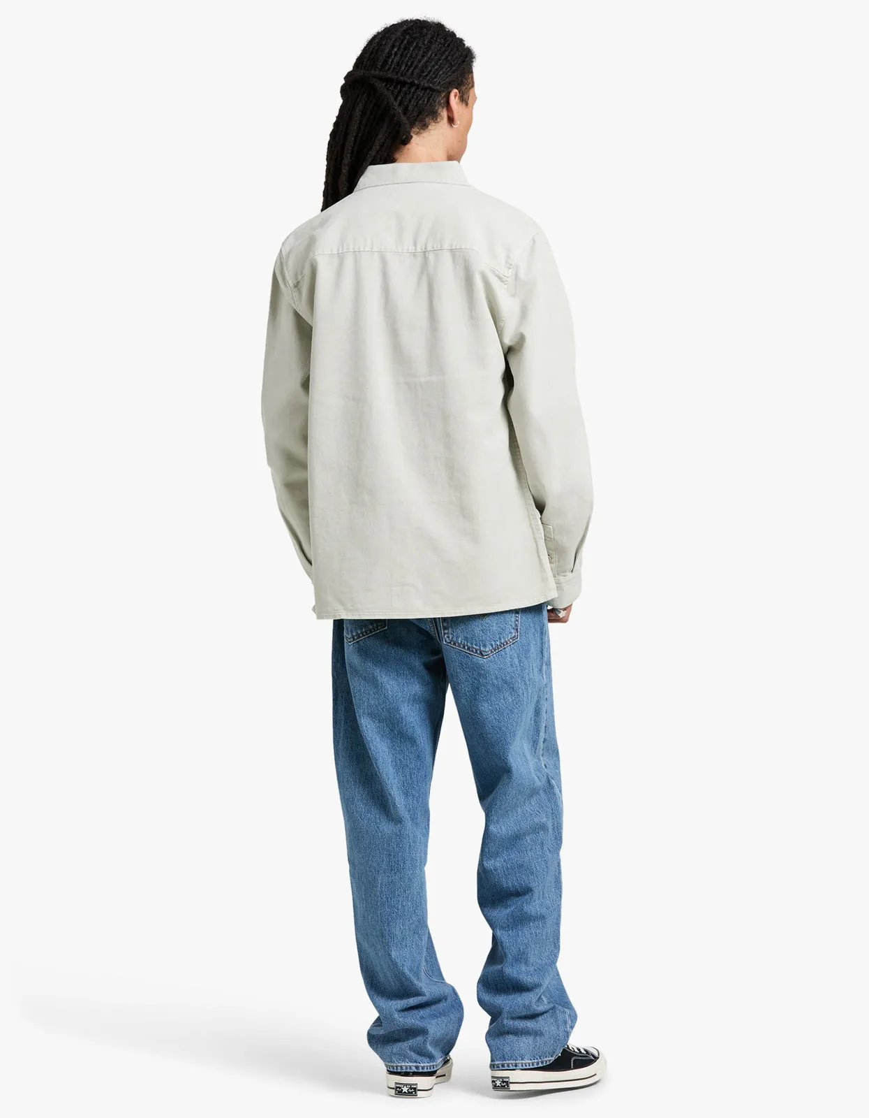 Essential Overshirt - Ice Grey