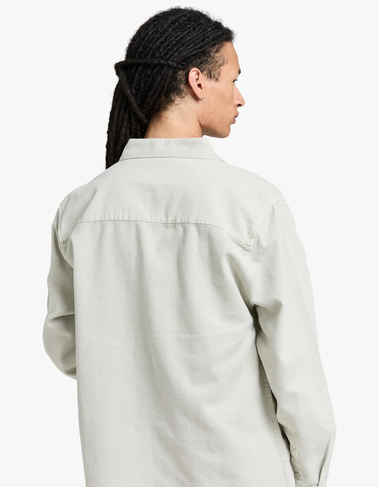 Essential Overshirt - Ice Grey