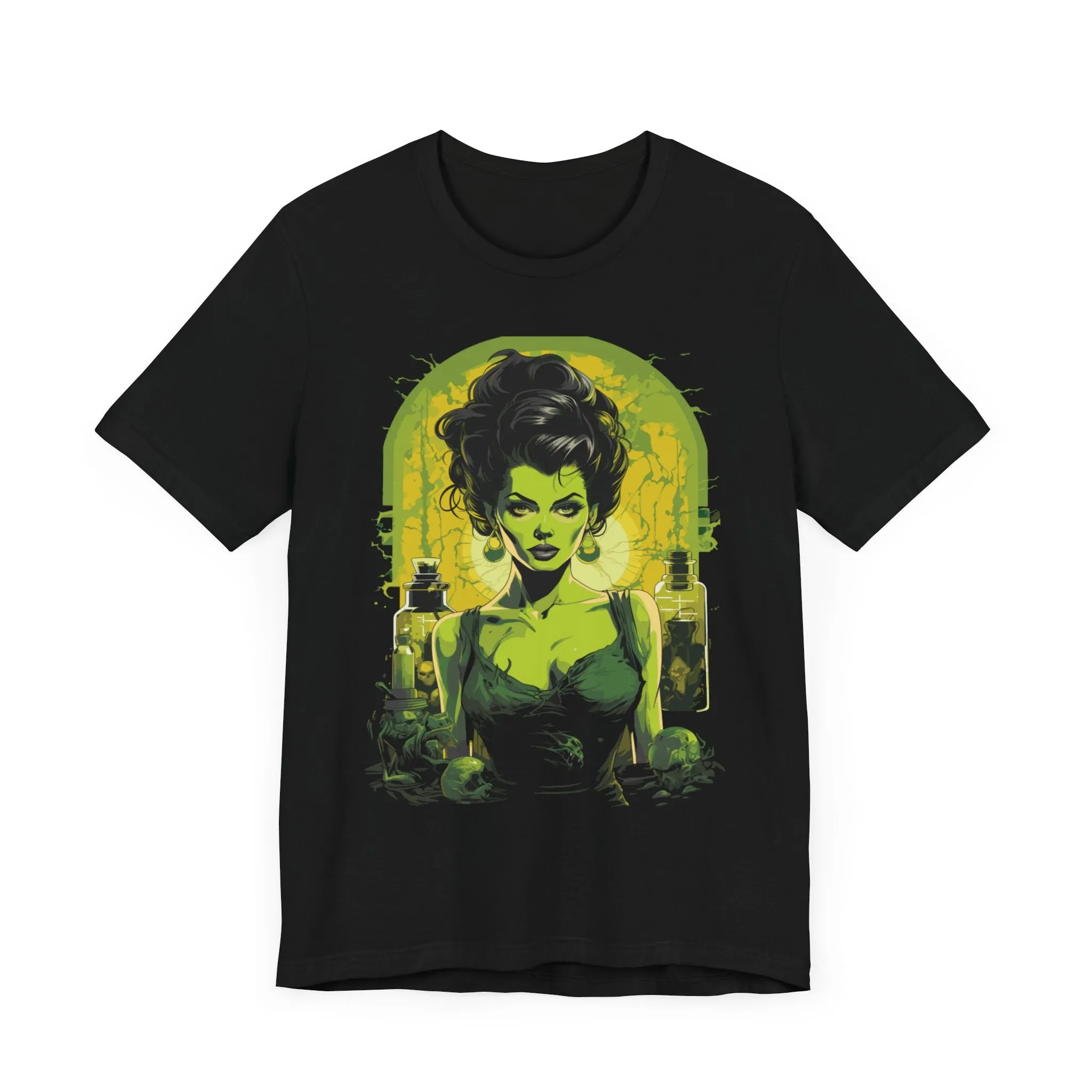 Evangeline Frankenstein Unisex Jersey Short Sleeve Tee