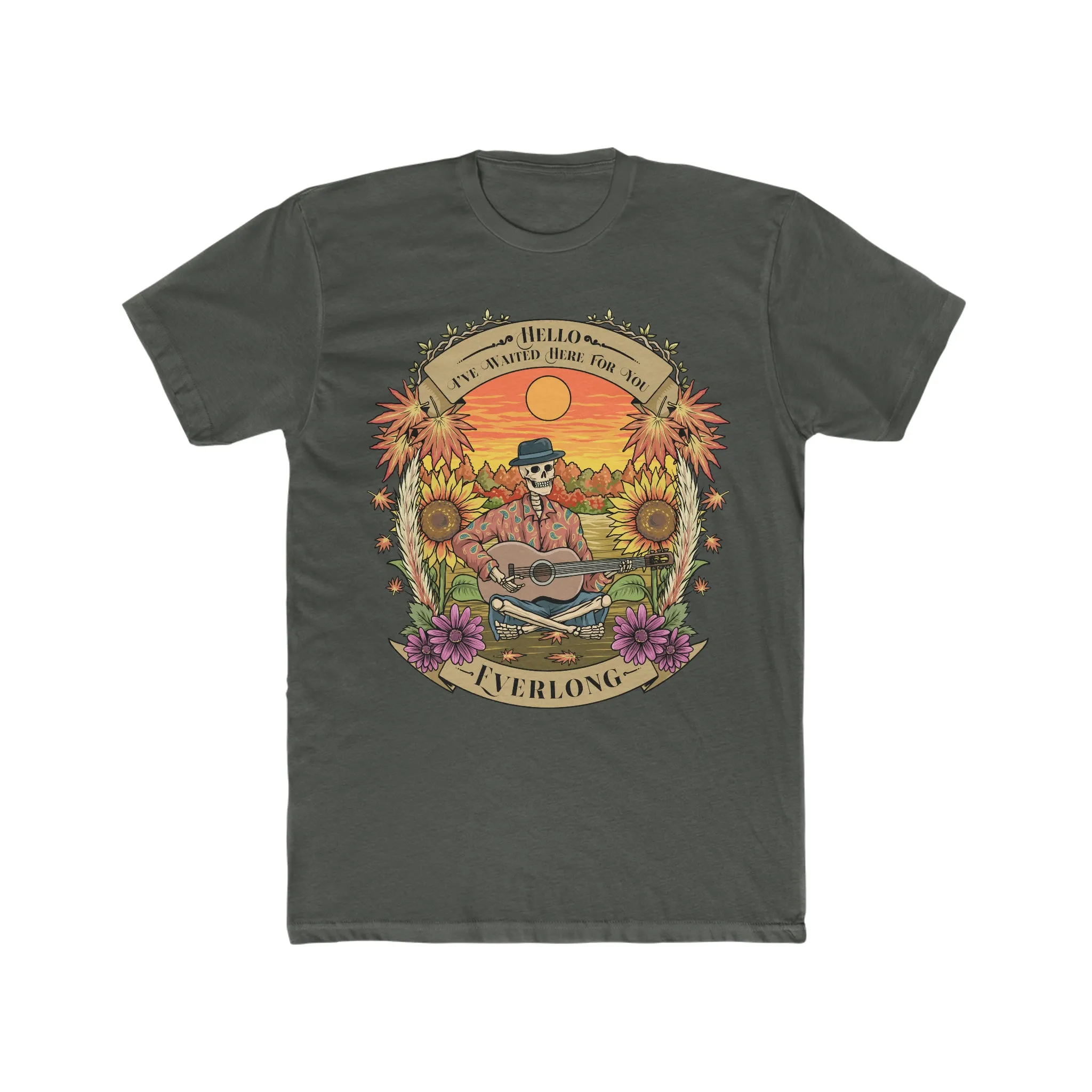 Everlong Skeleton Tee on Next Level
