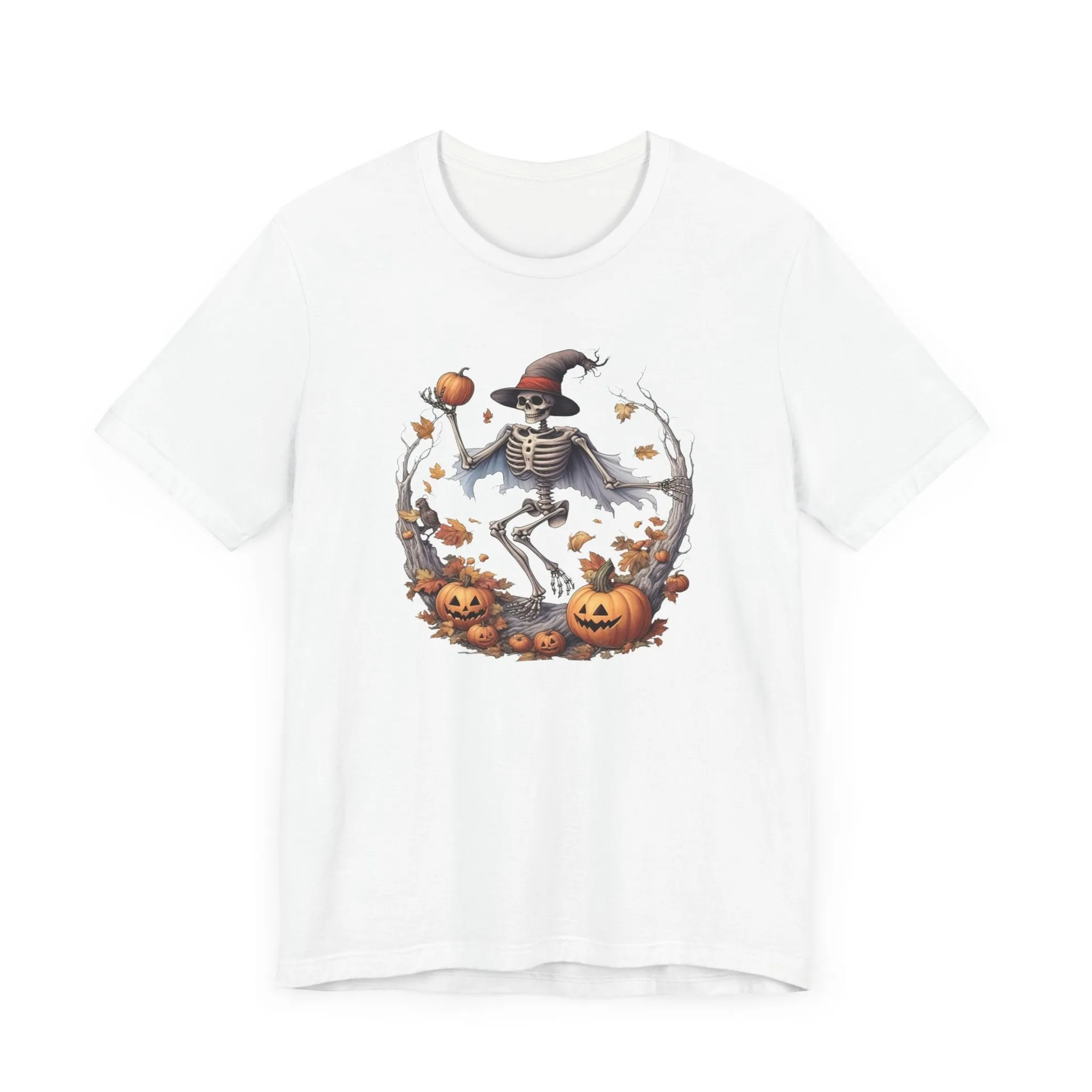 Fall Skeleton 2 Unisex Jersey Short Sleeve Tee