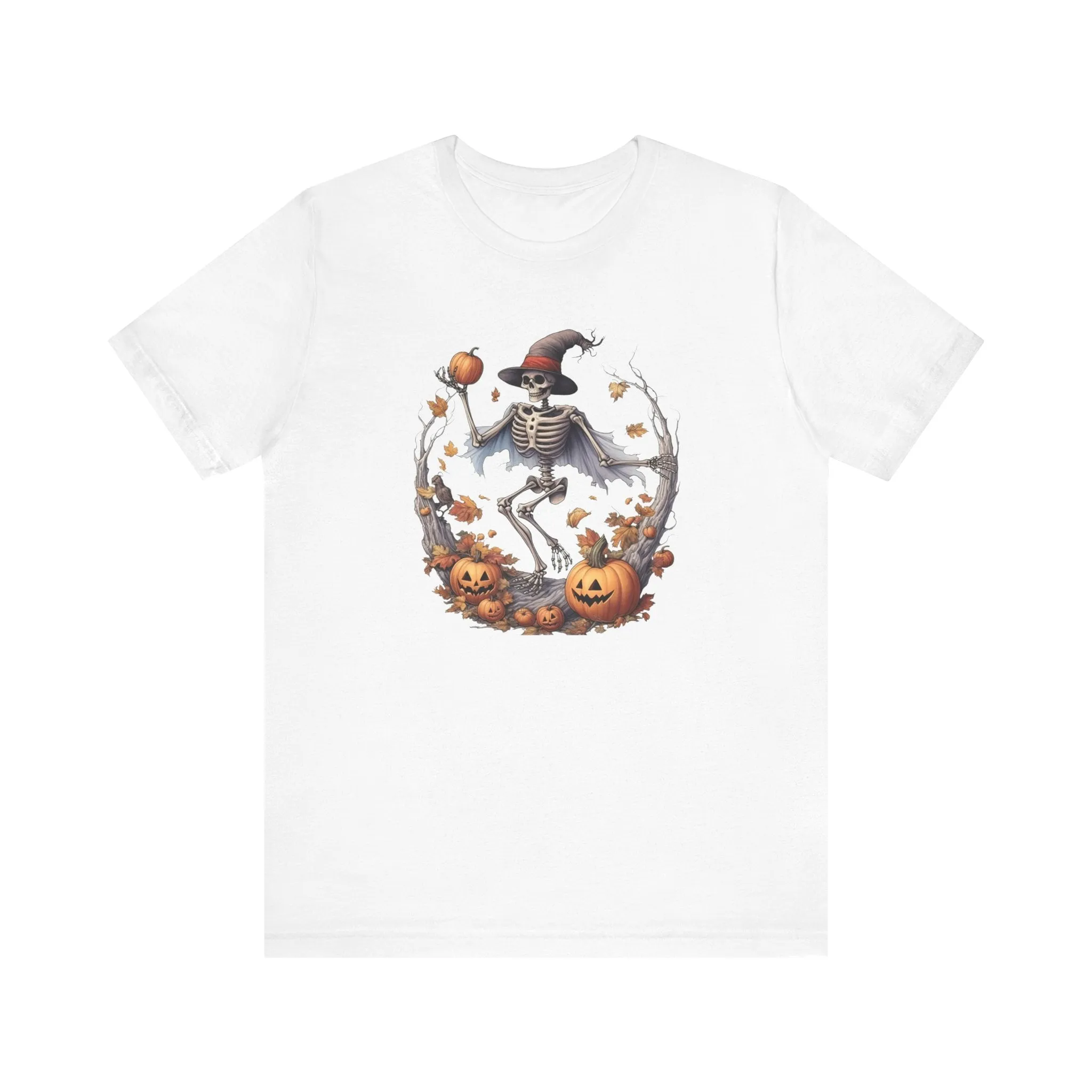 Fall Skeleton 2 Unisex Jersey Short Sleeve Tee