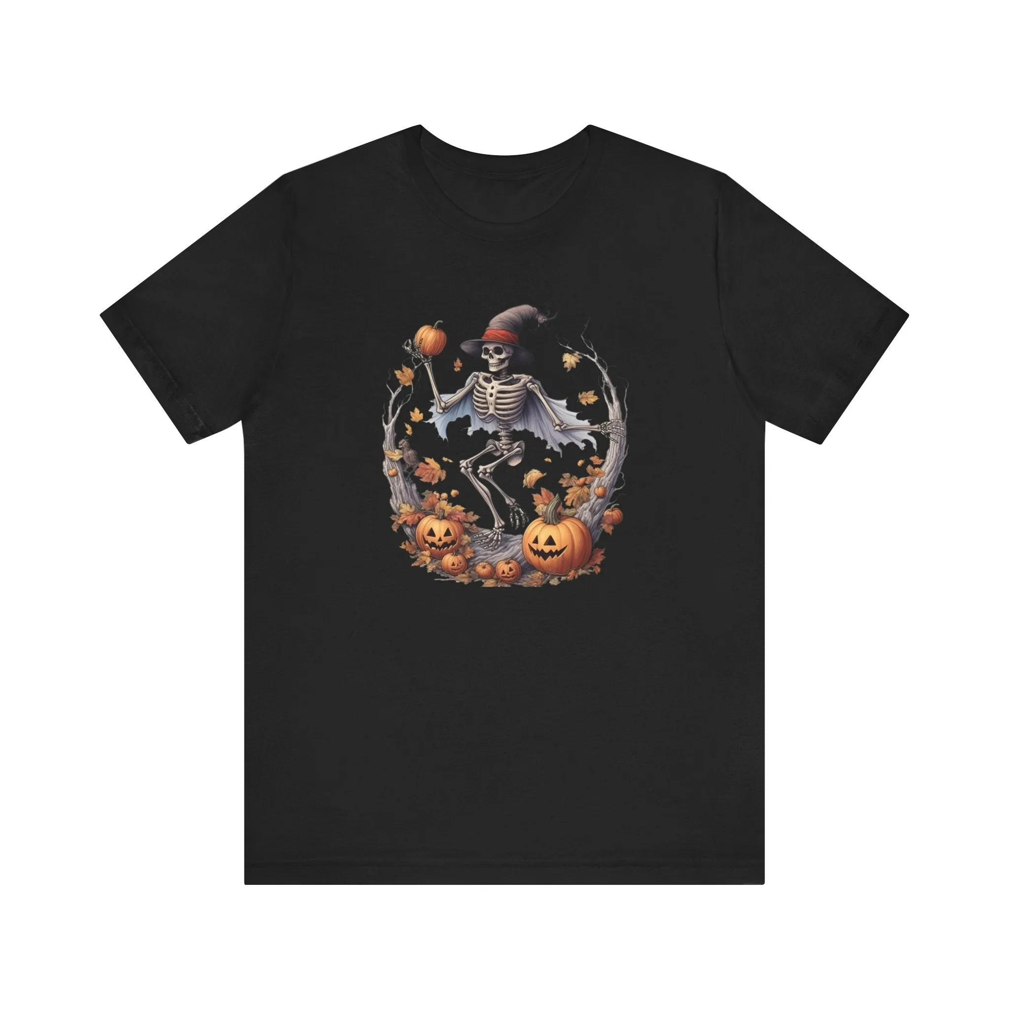Fall Skeleton 2 Unisex Jersey Short Sleeve Tee