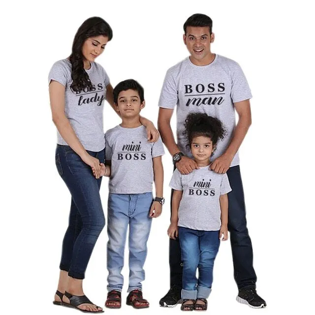 Family Matching Boss T-shirts
