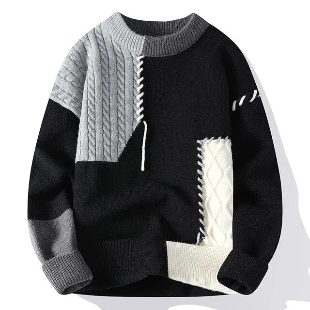 Fashion Turtleneck Autumn Winter Warm Mens Sweaters