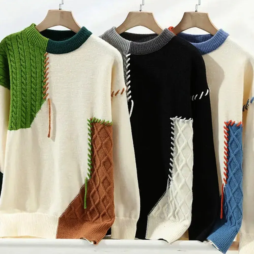 Fashion Turtleneck Autumn Winter Warm Mens Sweaters