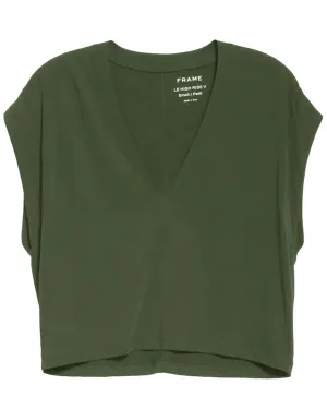 Fatigue Le High Rise V Neck Tee