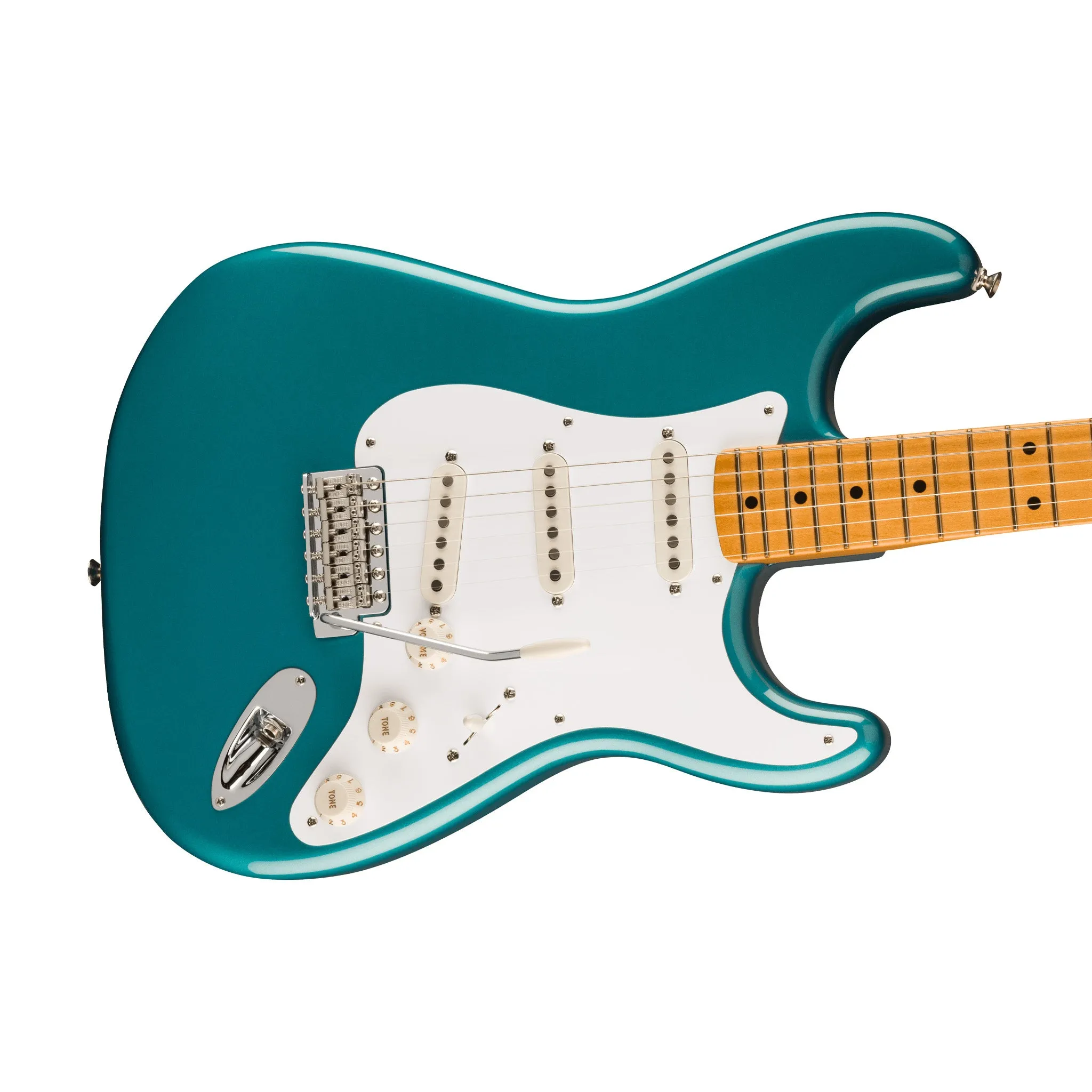 Fender Vintera II 50s Stratocaster Electric Guitar, Maple FB, Ocean Turquoise