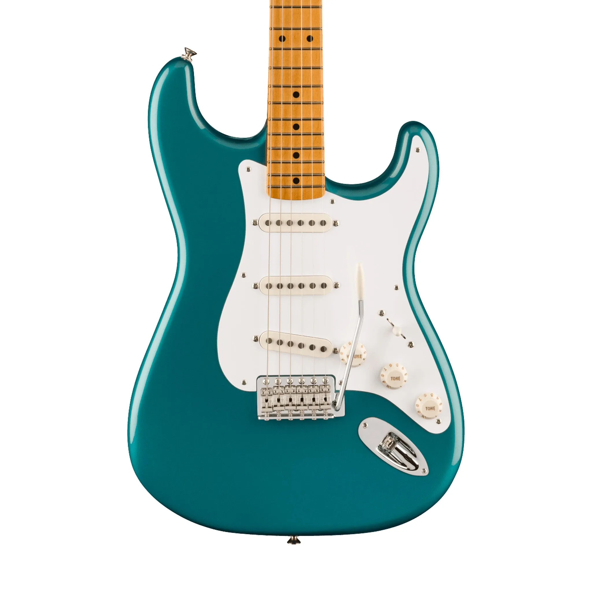 Fender Vintera II 50s Stratocaster Electric Guitar, Maple FB, Ocean Turquoise