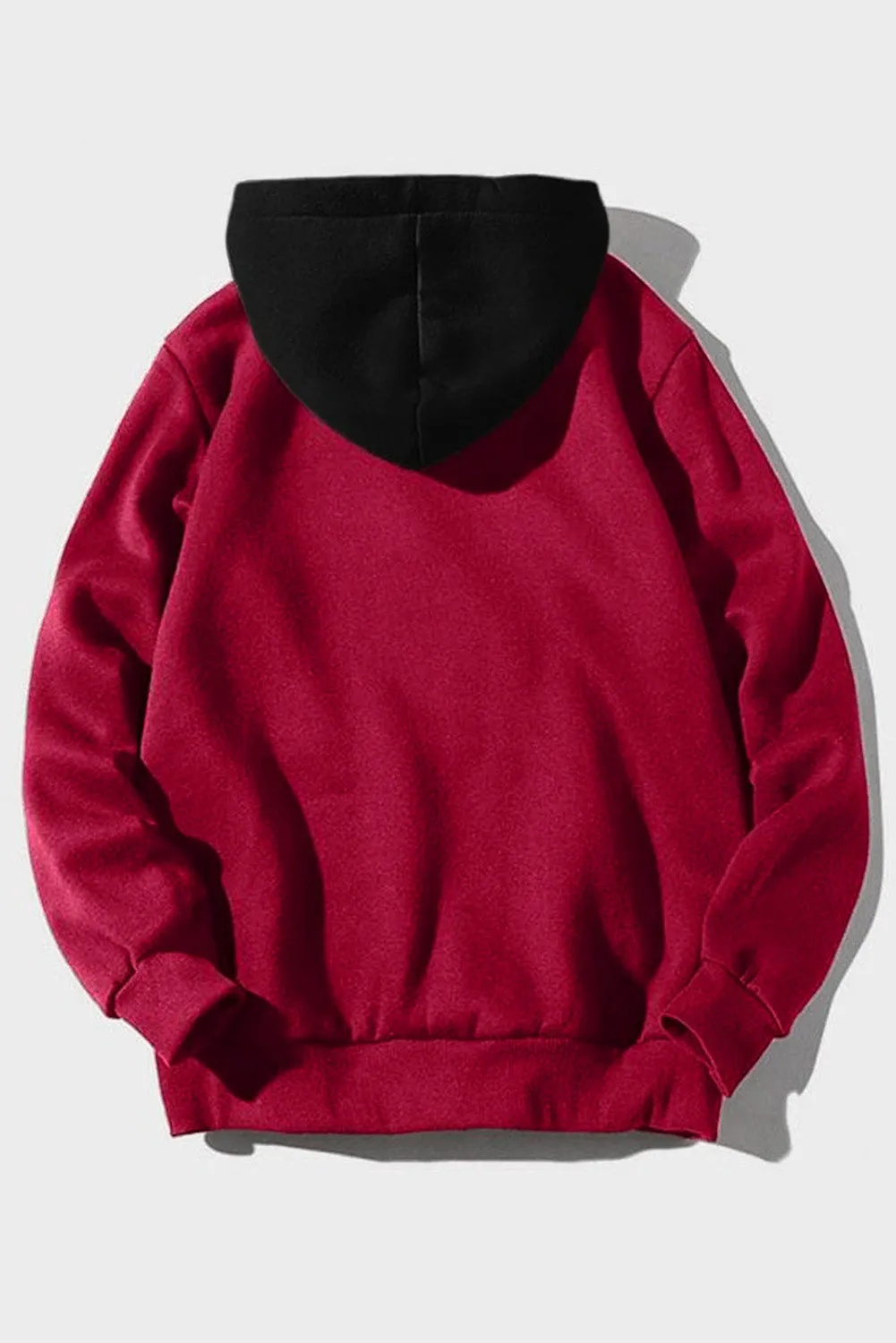 Fiery Red LOS ANGELES CALIFORNIA Print Long Sleeve Men's Hoodie