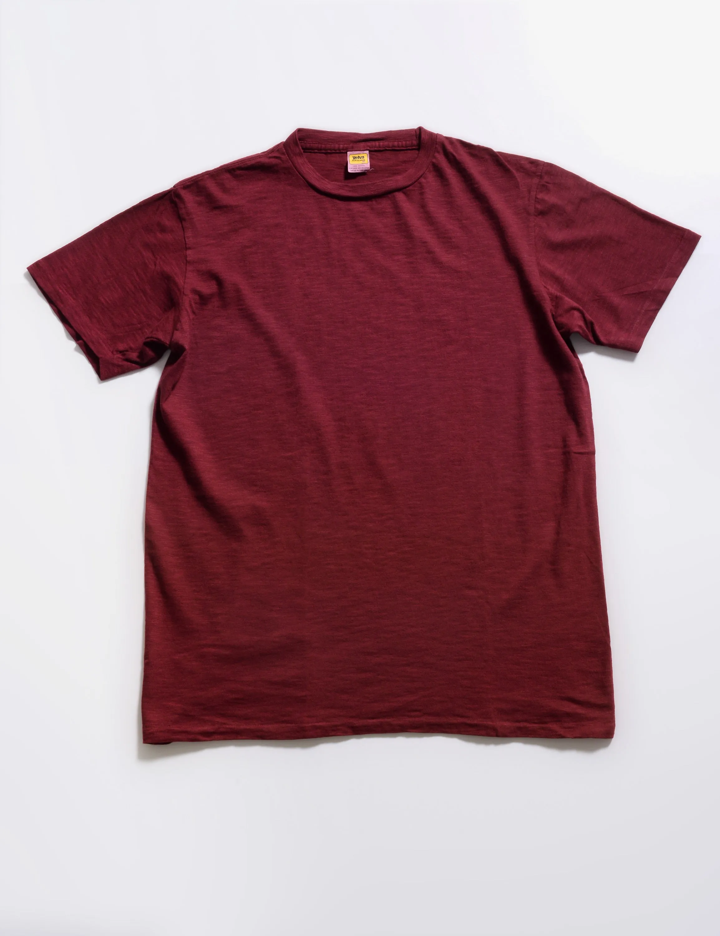 FINAL SALE: Crewneck T-Shirt in Burgundy