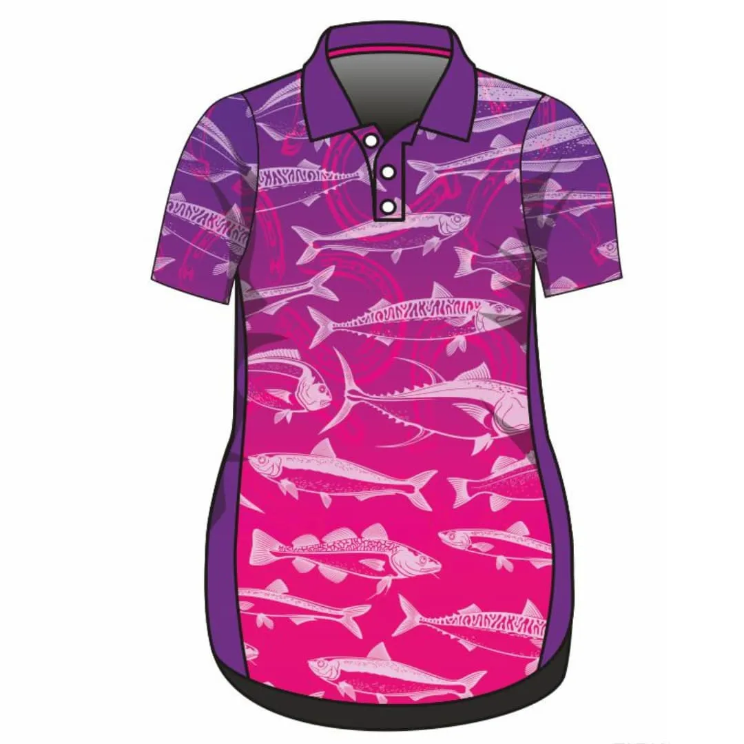 Fishing | Lucky Pattern Purple Pink Lifestyle Fishing Dress ★Pre-Order★