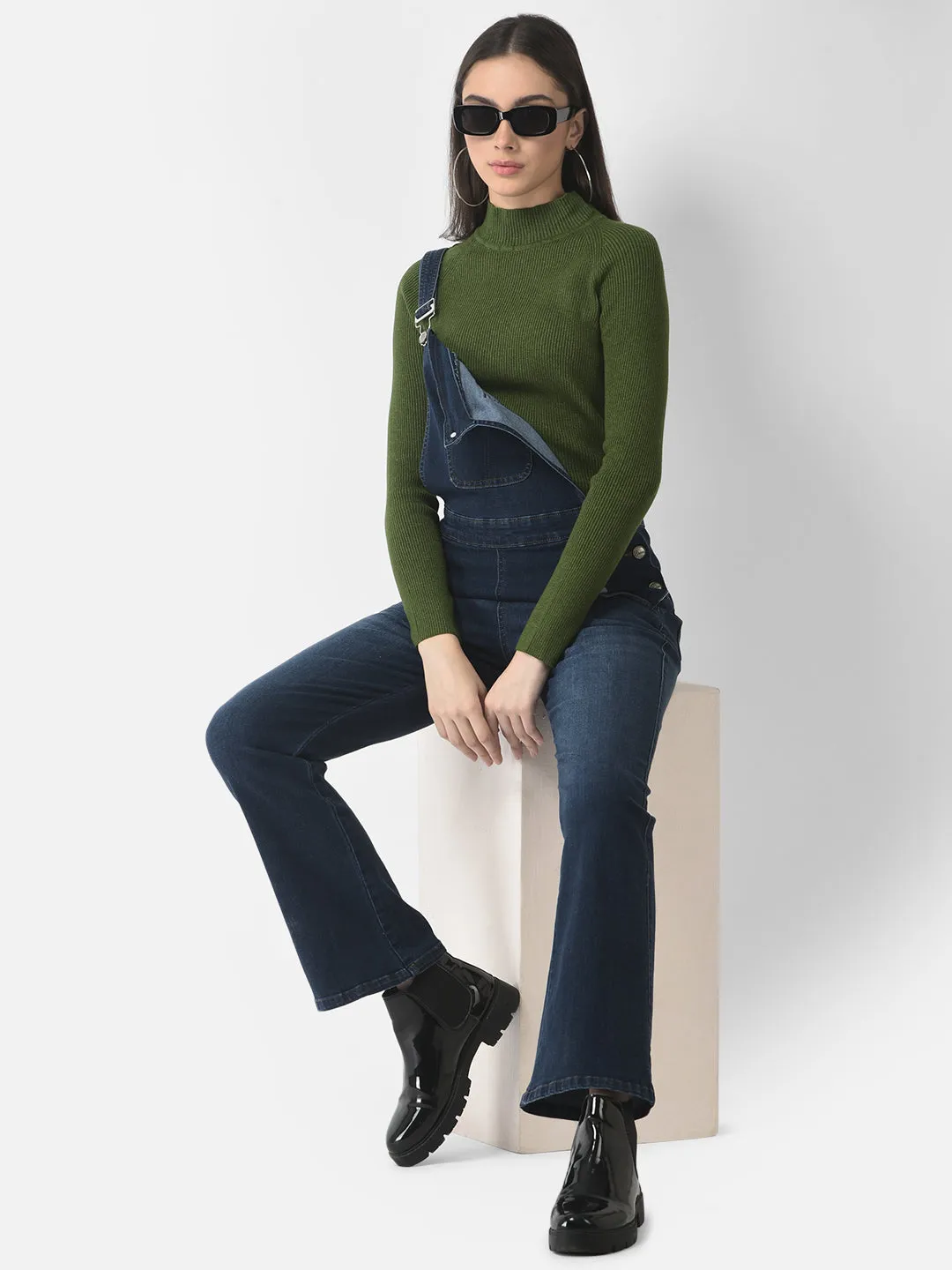 Fitted Green Sweater