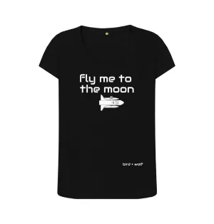 Fly Me To The Moon Scoop Tee