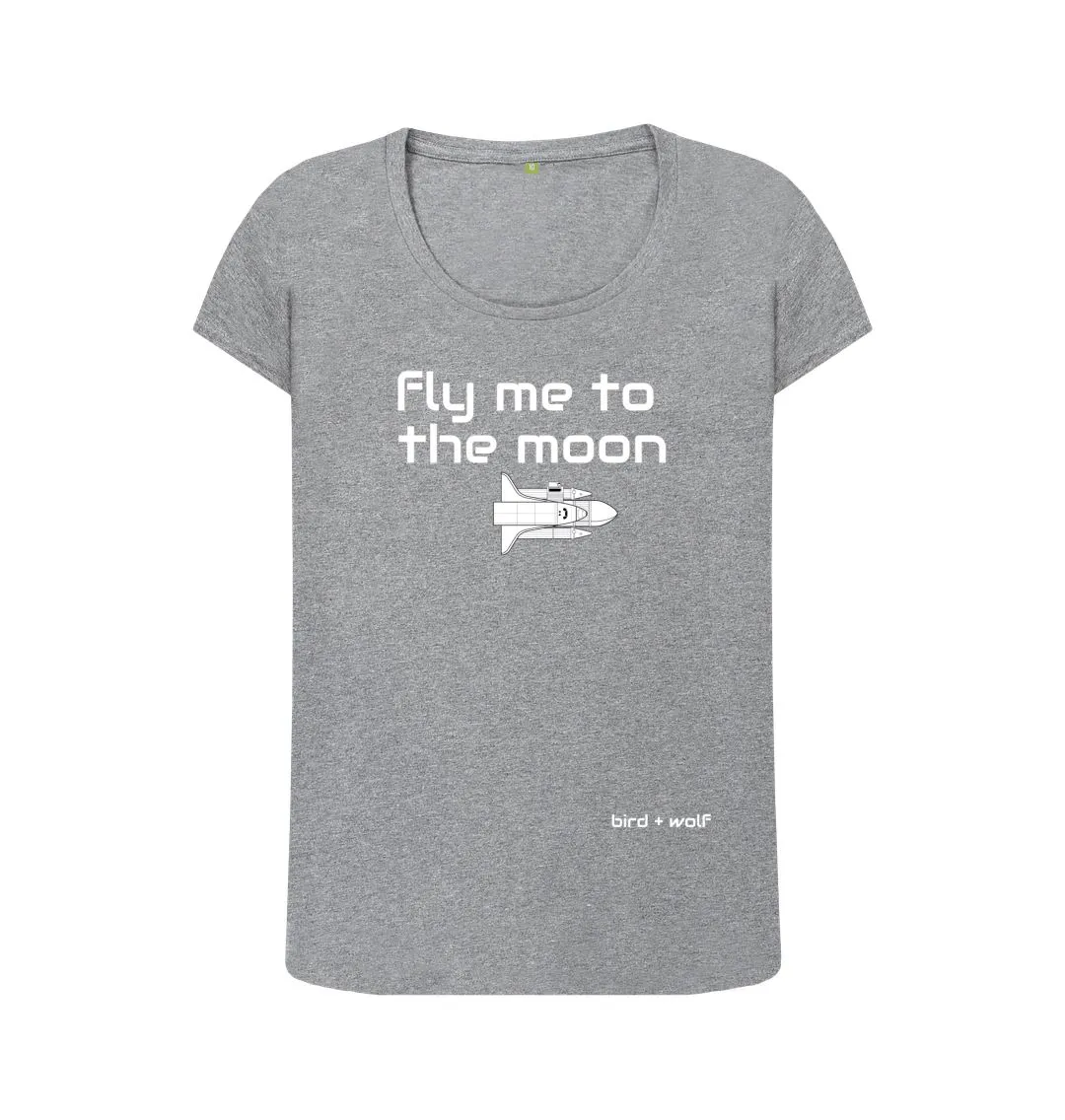 Fly Me To The Moon Scoop Tee