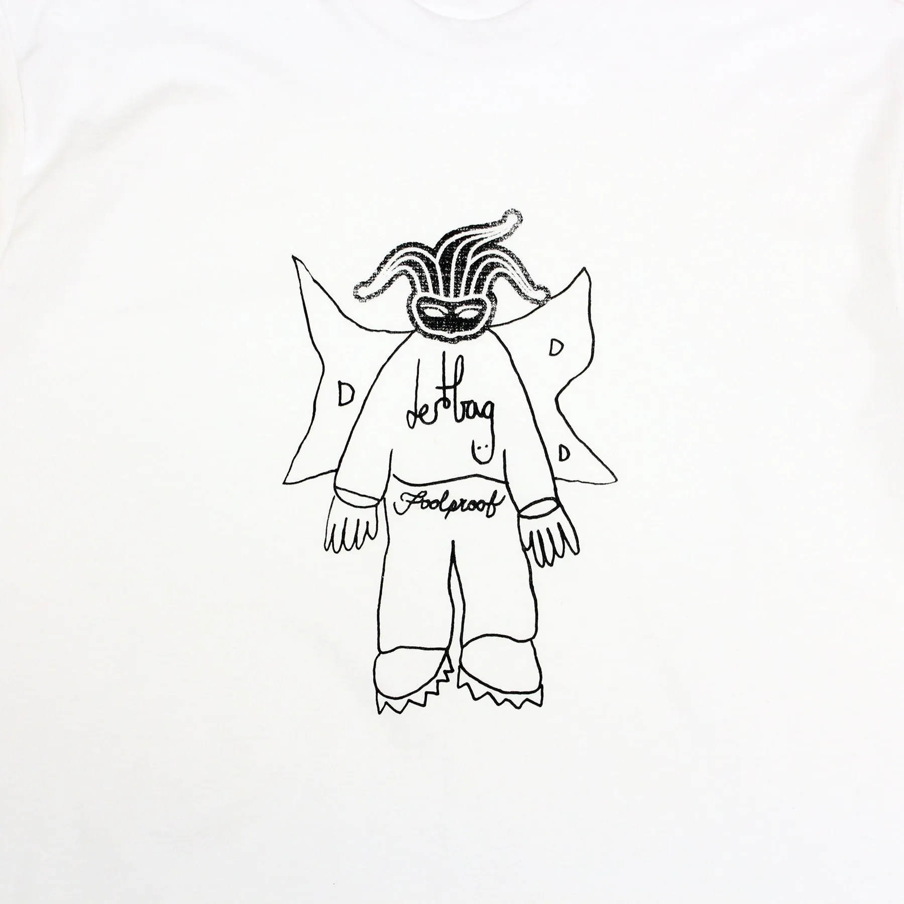 Foolproof Angel Unifield Single Stitch Tee (White)