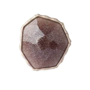 French Style Vintage Brown Blue Shank Buttons for Coats Sweaters 15 Pack