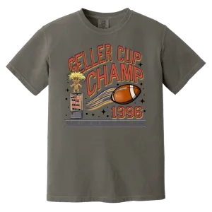 Friends Geller Cup Champion Comfort Colors T-Shirt – Perfect for Thanksgiving and Football Season!
