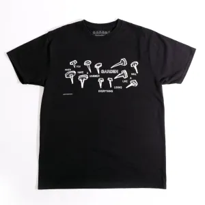 Garden Nails T-shirt - Black