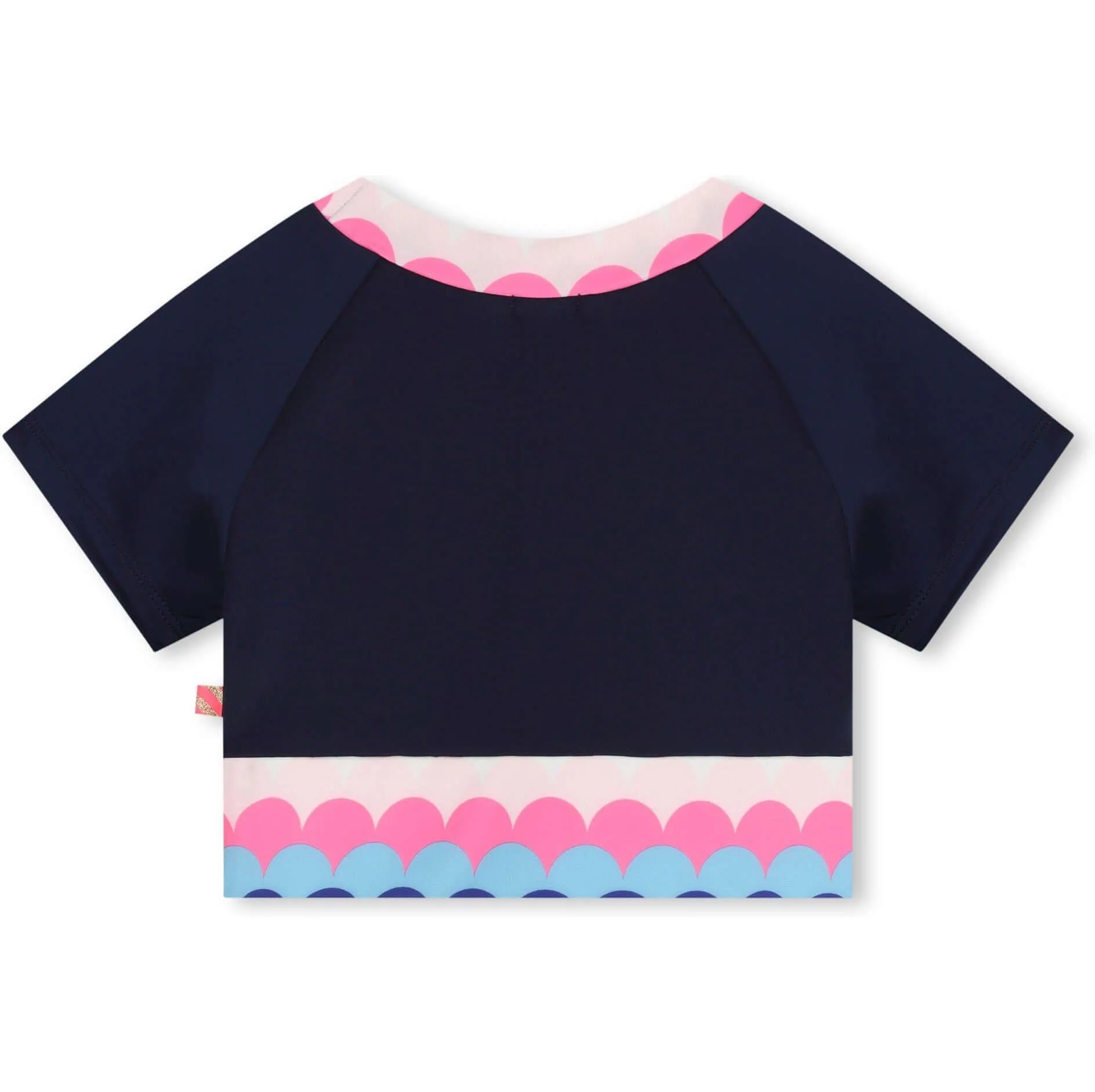 Girls Navy Crop Top